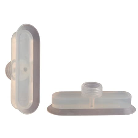 Fipa Oval vacuum cup 75x25 mm, Silicone transparent 132.75x25.023.2